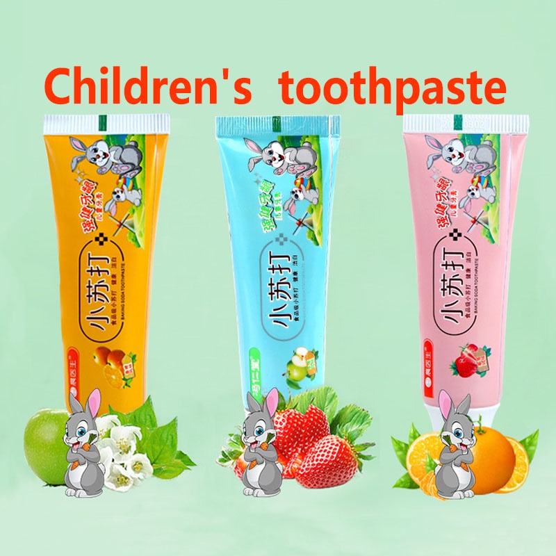 Children's baking soda toothpaste 60g fluoridefree can be swallowed