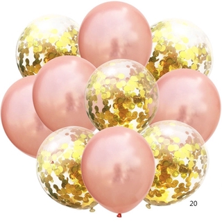 1 Set Metallic Confetti Balloon Birthday Party Decorations Balloons Wedding Party Supplies Needs #7