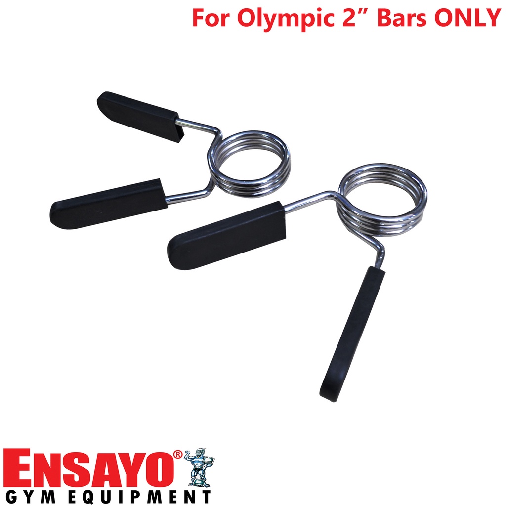 2”Olympic Bar Safety Collars HOME/GYM GYMGORILLA365 branded Inc FREE BRANDED BAG