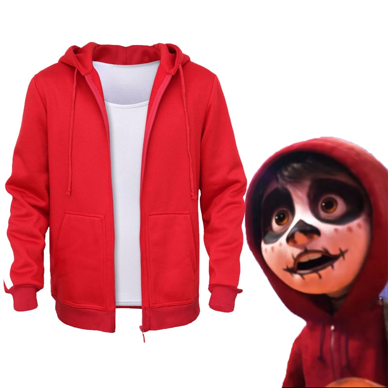 miguel red hoodie