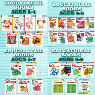 Educational Kumon Books 6-8 Yrs old