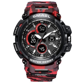 【ins】【Lowest price】Ready Stock SMAEL 1708MC Men Digital Sport Watch Army Waterproof Watches #1