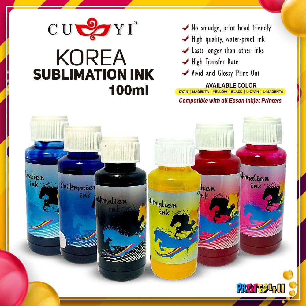 sublimation ink not printing