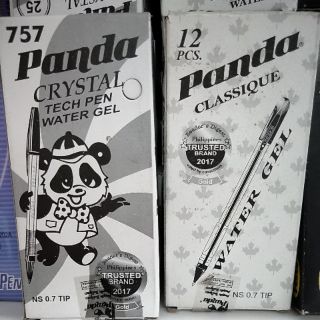 Panda Crystal/classique Tech Pen Water Gel 25's and 12's (Blue,Red&Black)