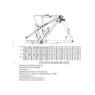 speedone enduro frame