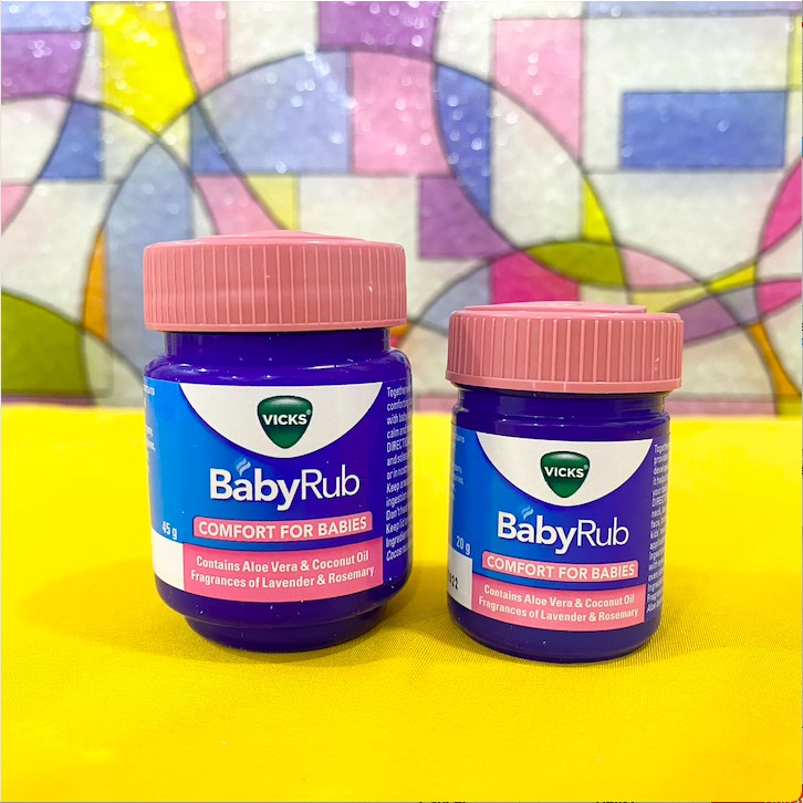 Vicks Baby Rub (20g/45g) Shopee Philippines