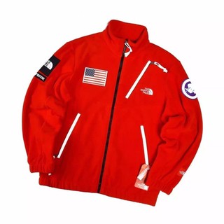 supreme x tnf fleece jacket