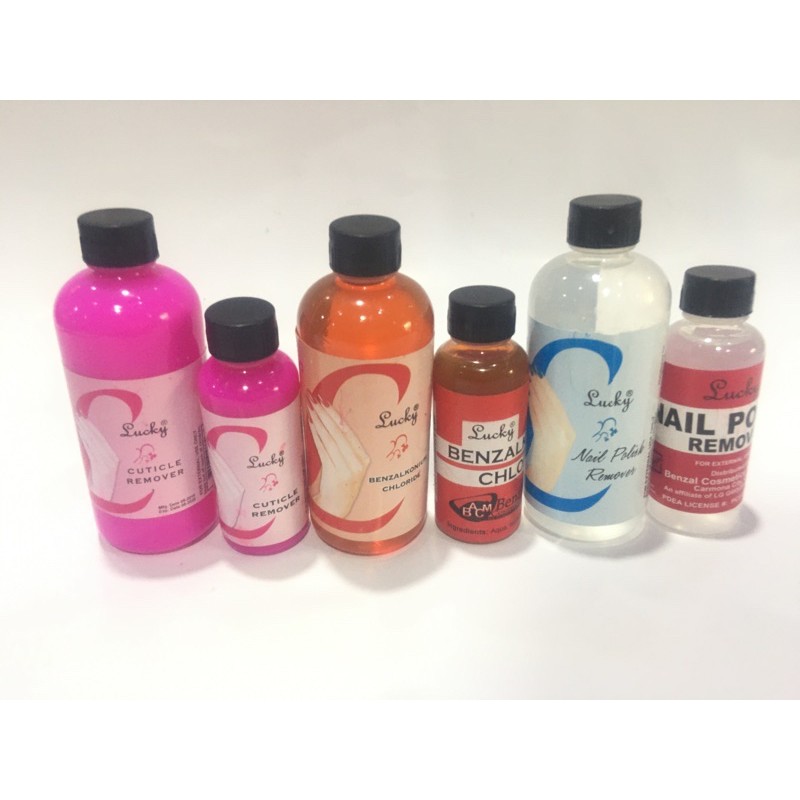 Lucky Manicure Cuticle Remover Merthiolate Acetone 60ml 120ml Shopee