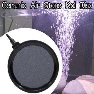 1 PC Ceramic Air Stone Koi Disc Large Fish Tank Bubble Tray Diffuser Disk Trim Oxygen Pump Fish Pond