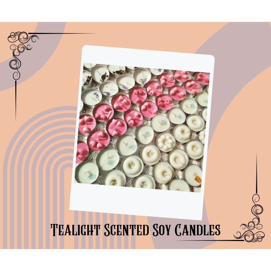 Tea Light Candles / Soy Tealight Candles / Aromatherapy tealight soy