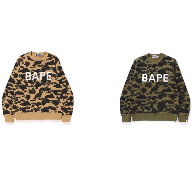 bape crewneck sweater