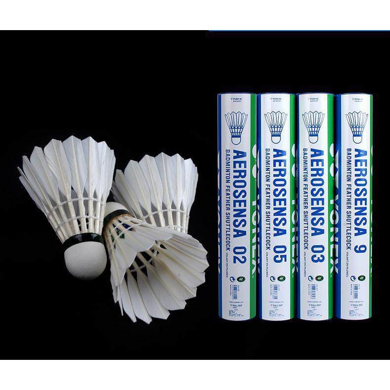 Shuttlecocks AS40 AS50 AS05 for Competition Goose Feather Badminton