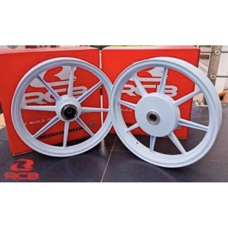 Mags white for Mio Sporty ( RCB 8 spoke ) Shopee Philippines