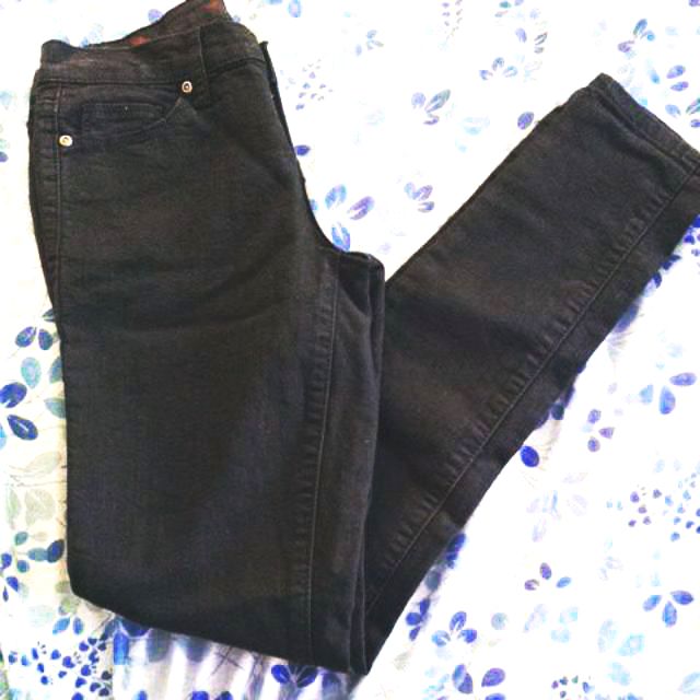 Red Blue Denim Pants in Dark Ashy Gray (preloved) | Shopee Philippines