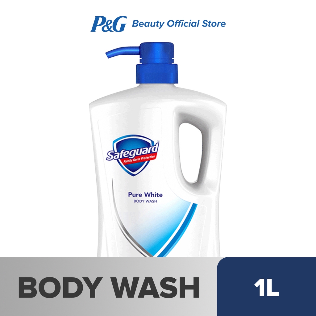 Safeguard Pure White Body Wash (1L) Shopee Philippines