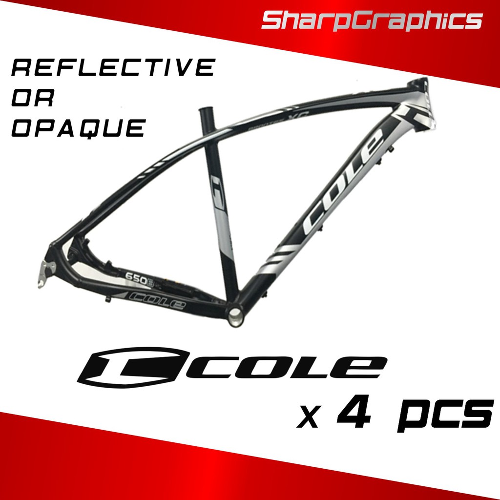 bike frame decals