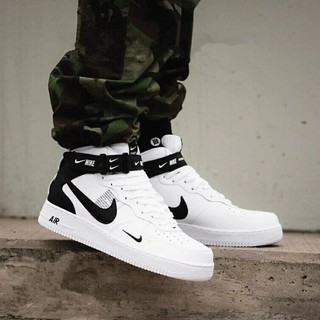 Nike Air Force 1 Mid '07 LV8 (white black) 804609 103 | 43einhalb Sneaker Store Nike Air Force 1 Mid '07 LV8 (white black) 804609 103 | 43einhalb Sneaker Store