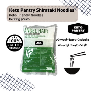 Shirataki Noodles 200g (Thin) - Keto Friendly Low Carb Noodles Like Sotanghon