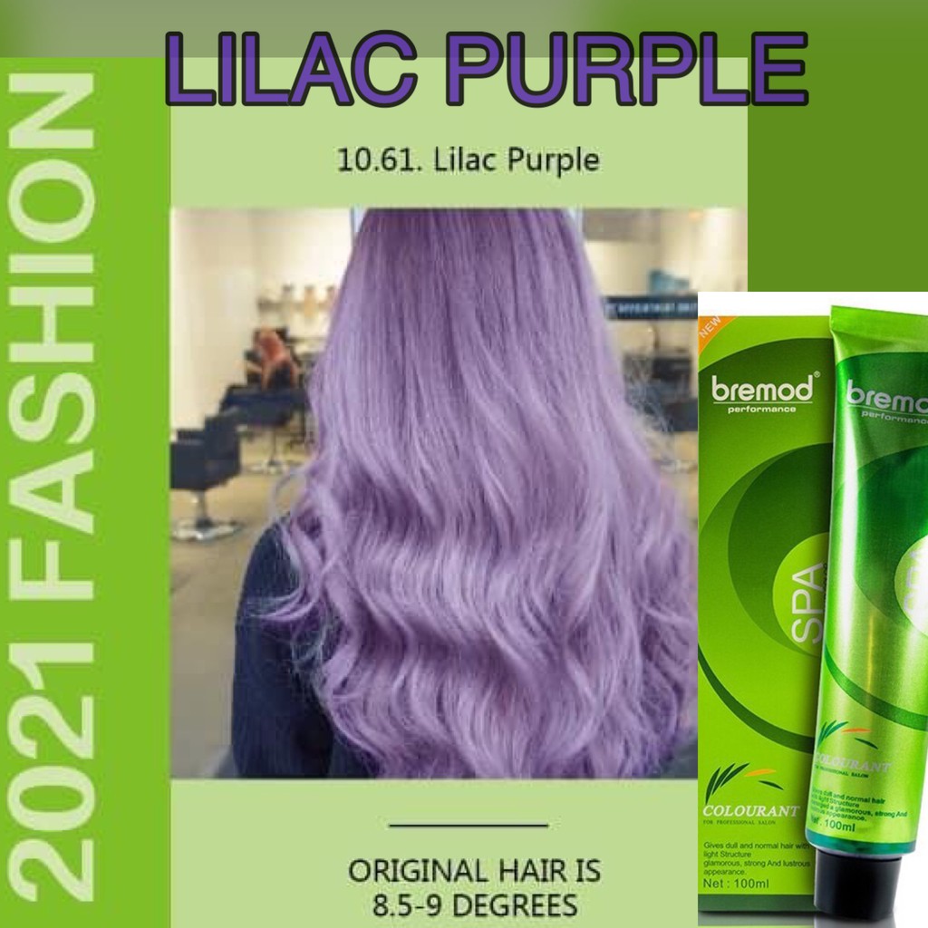 LILAC PURPLE 10.61 Bremod Hair Dye 100ml Shopee Philippines
