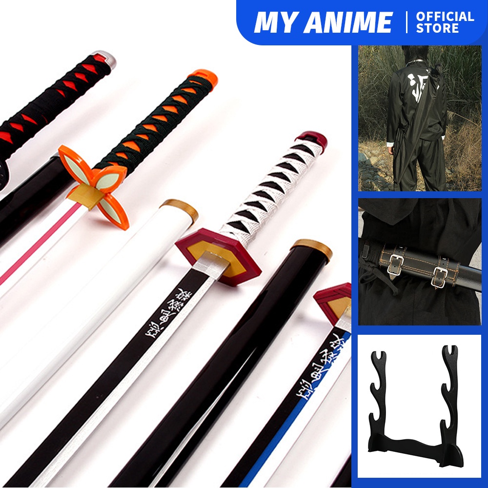 Demon Slayer Sword Demon Slayer Cosplay Sword Katana Rengoku Nichirin Tanjiro Zenitsu Anime Cosplay Shopee Philippines