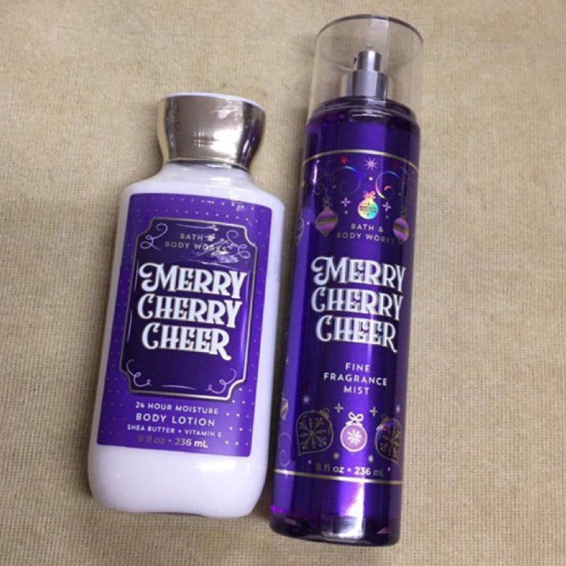 BBW Body Mist Merry Cheery Cheer 236ml/8oz
