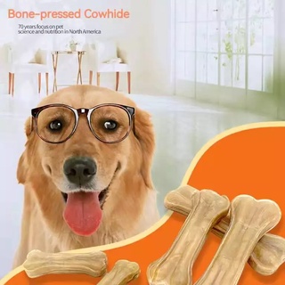 Dog Chew Toys Molar Healthy Teeth Chewing Cowhide Bones Pet Tooth Grinding Stick