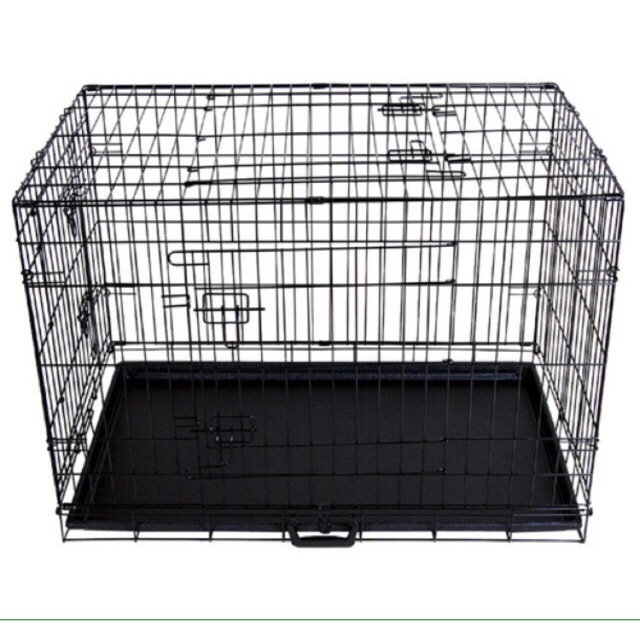 collapsible dog cage