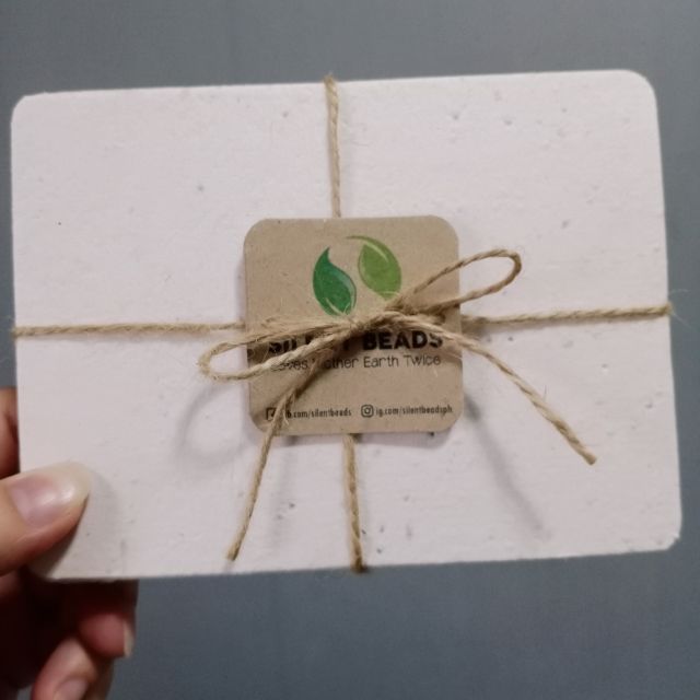 seed paper blank cards shopee philippines
