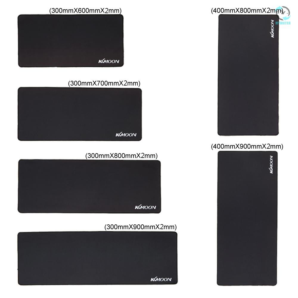 KKmoon 900*300*2mm Large Size Plain Black Extended Waterresistant Anti