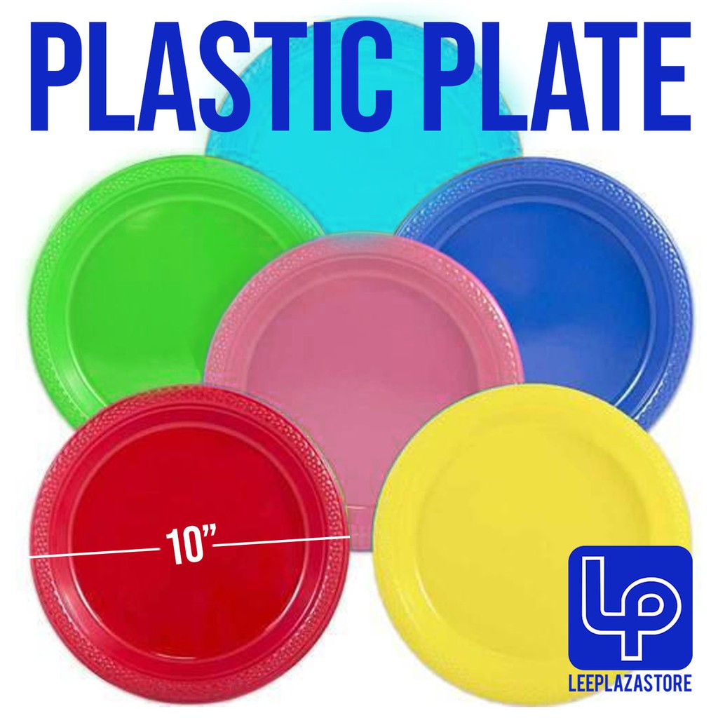 strong plastic party plates