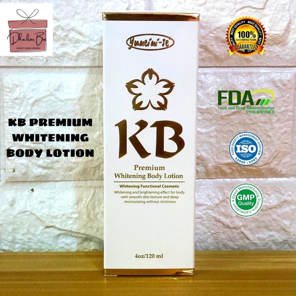 kb-premium-whitening-body-lotion-120ml-fda-approved-shopee-philippines