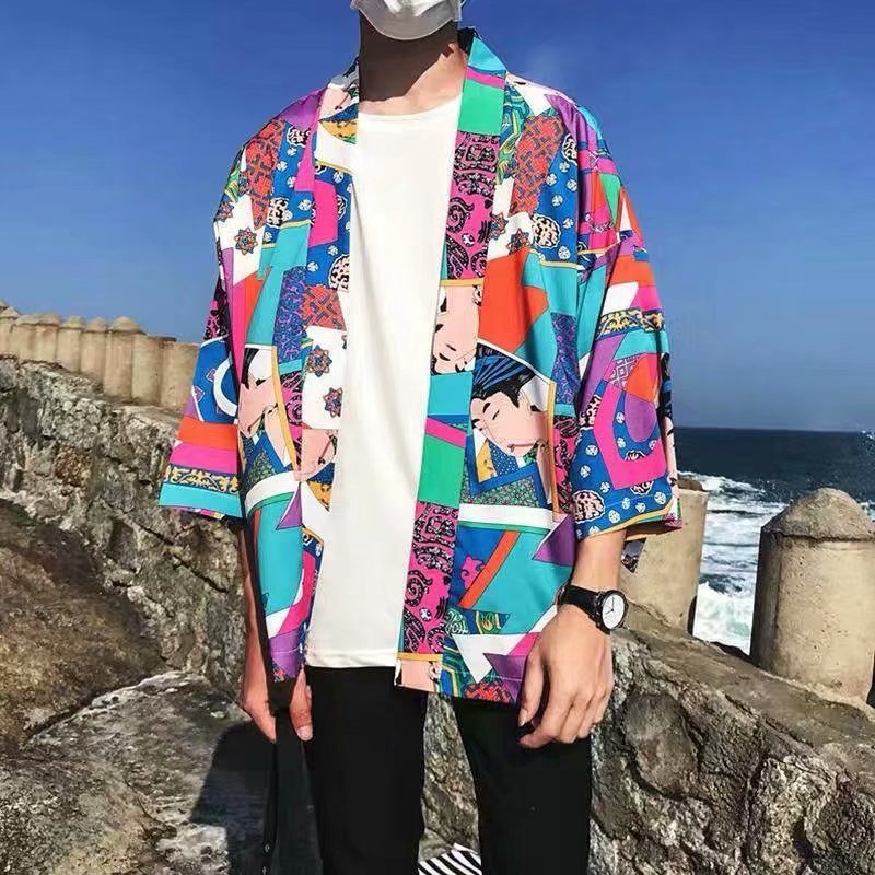 kimono cardigan shopee