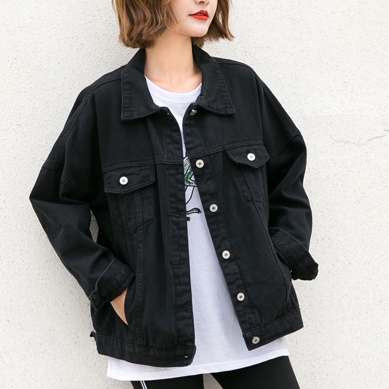 long black jeans jacket