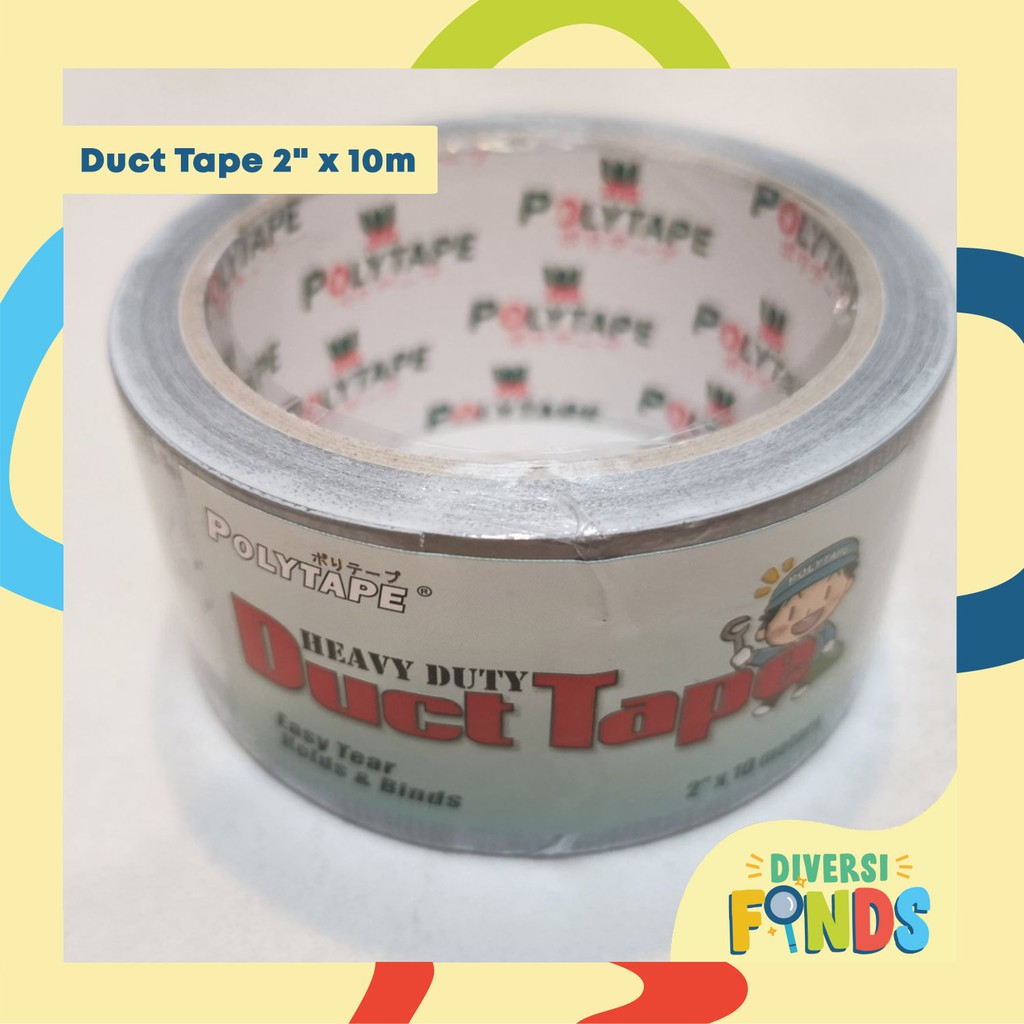 Silver Duct Tape/Gaffer Tape 48mm x 50m Adhesive Sticky Tape Repair Tape Rolls 