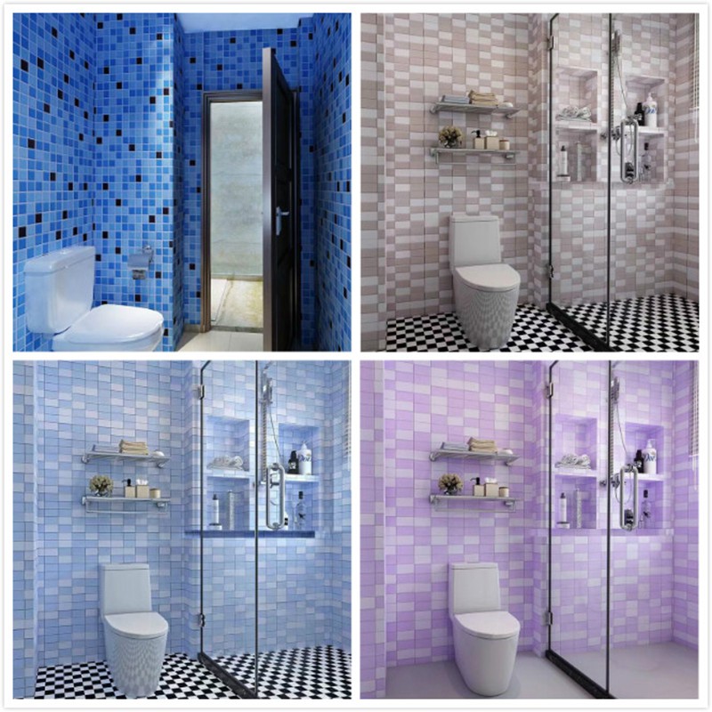 3m Sticker Self Adhesive Pvc Waterproof Padded Bathroom Kitchen Wallpaper Ee Philippines - Waterproof Wallpaper For Bathroom Walls