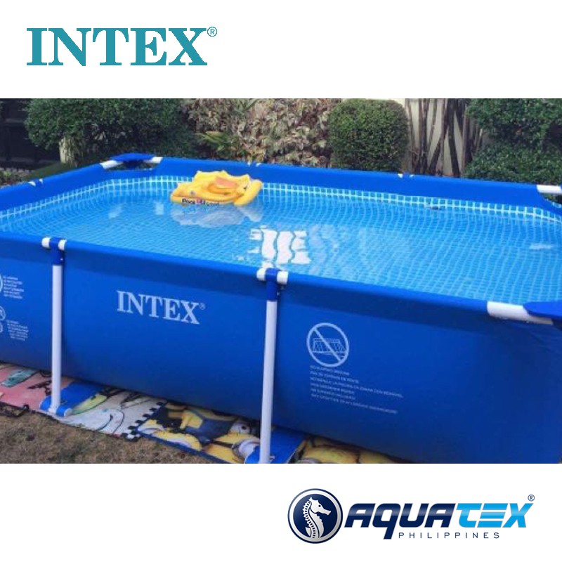 intex rectangular inflatable pool