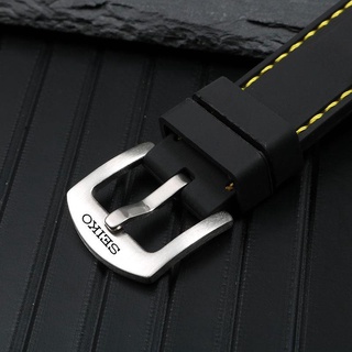 Seiko Rubber Watch Strap Feijun Series SNK809 807 805 803 M85 Silicone Tape Male 20 22 #2