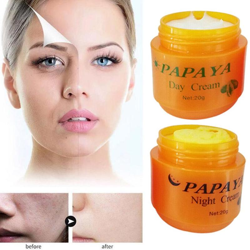 new life Papaya Day Cream and Night Cream Powerful Improves Vitamin C's