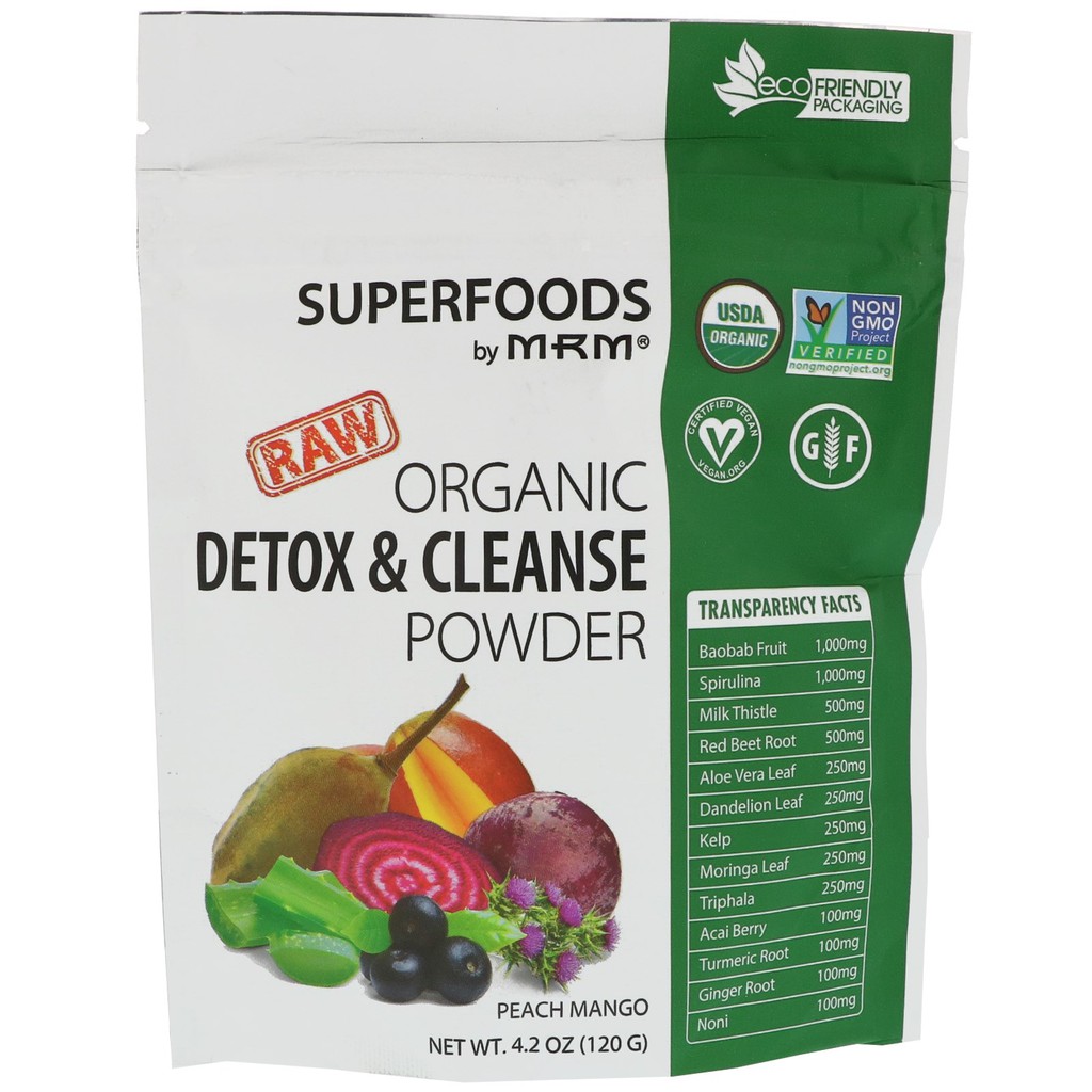 Authentic MRM Superfoods Organic Detox Antioxidants and Cleanse Powder