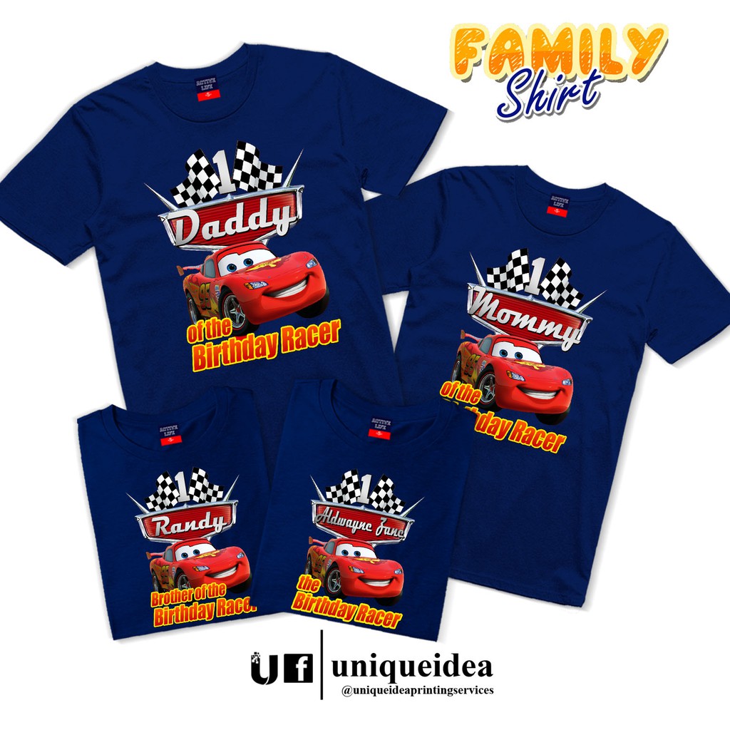 disney cars shirts birthday