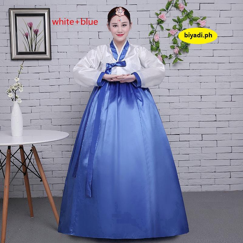 blue hanbok