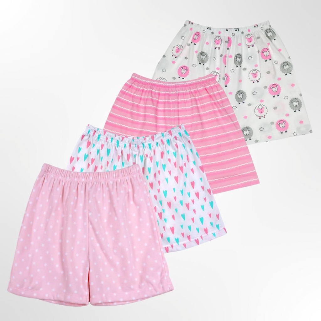 Kids Casual GIRLS Stretchable Shorts (1-4 yrs old) Terno Wear Summer ...