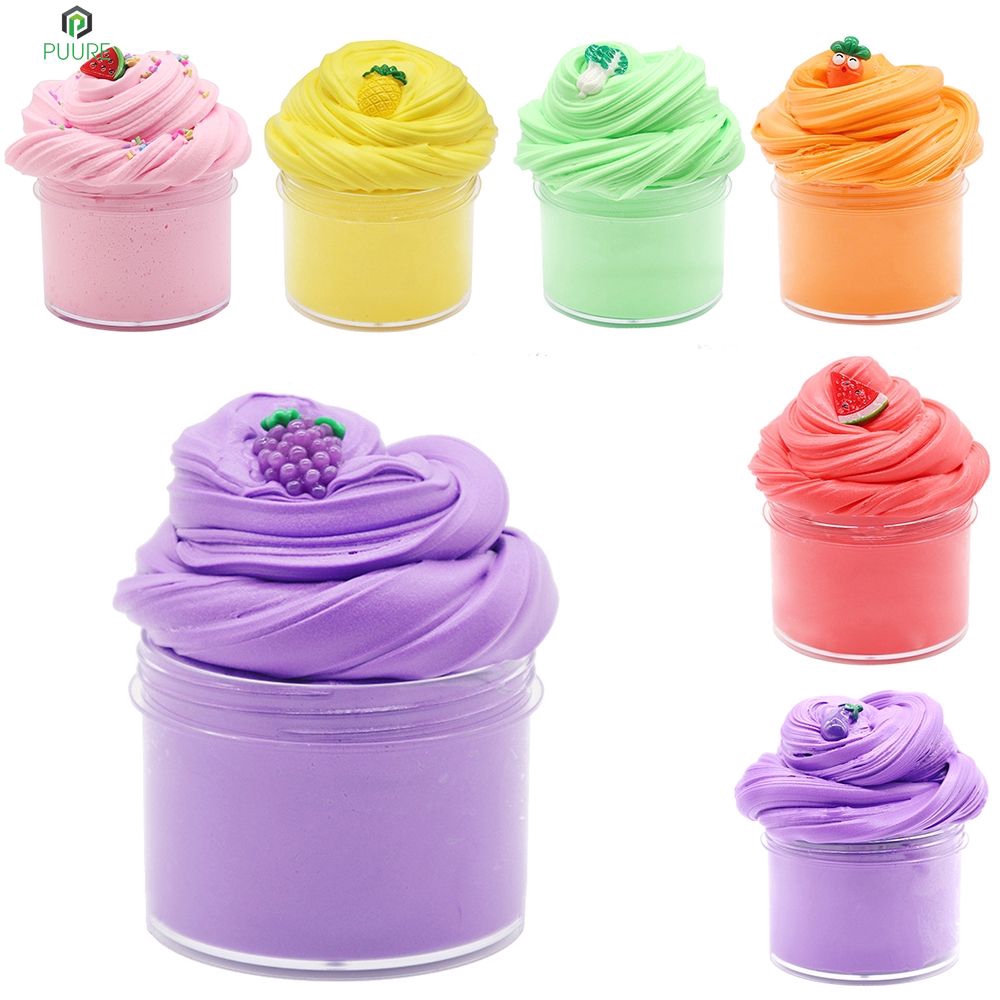 200ml Tropical Stretch Cloud Slime Scented Charm Stress Relief Kids 