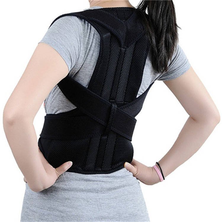 Male and female back posture hunchback shoulder orthosis body spine ...