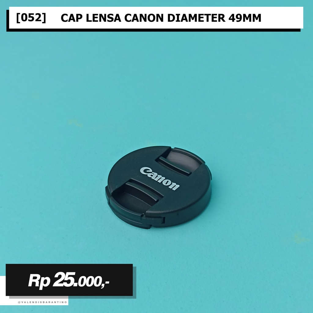 Canon Lens Cap diameter 49mm Shopee Philippines