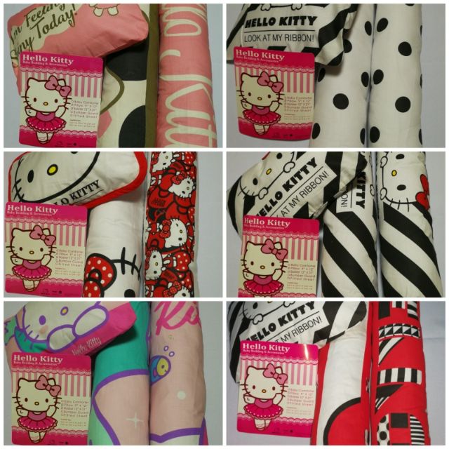 Hello Kitty Bolster Pillow Set Shopee Philippines