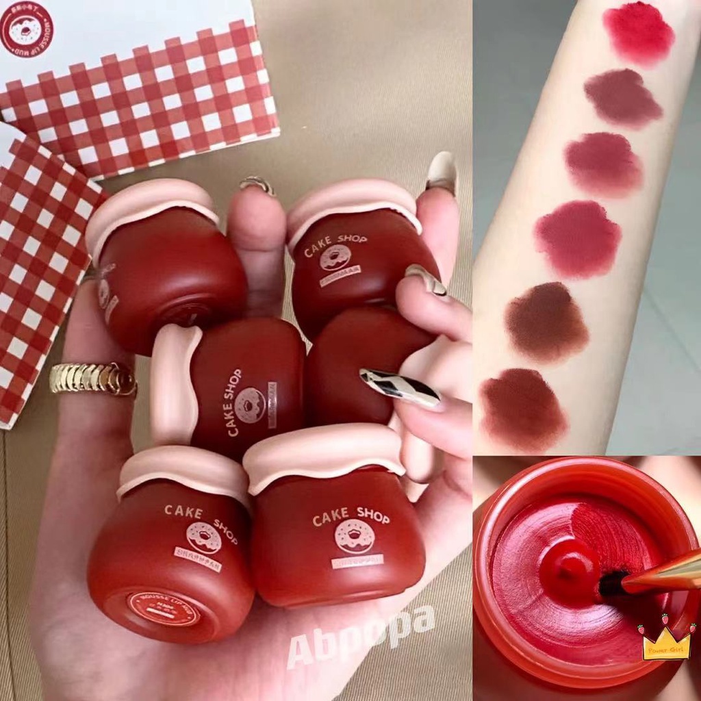 Stock OULESONG Velvet Waterproof Matte Lip Mud 6 Colors Shopee