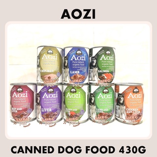 Aozi Pure Natural Organic Wet Dog Food in Can 430g