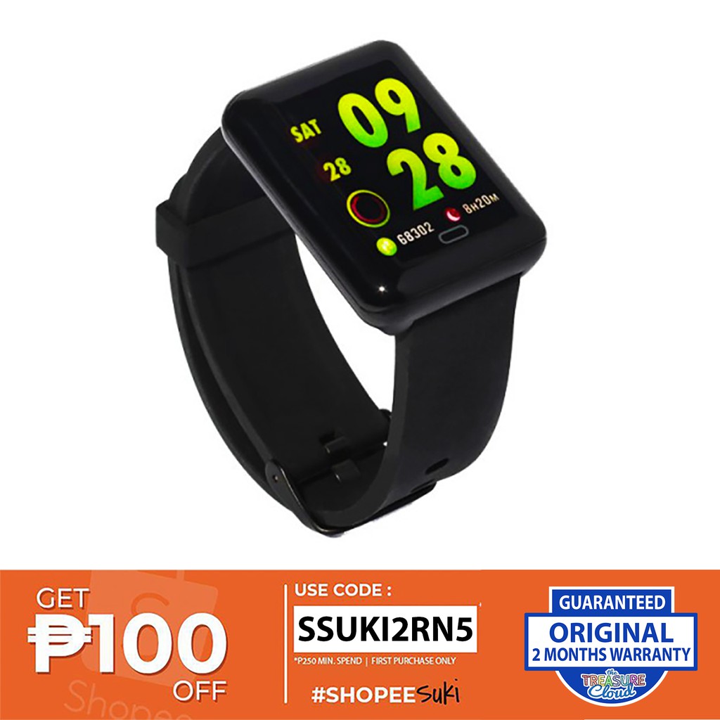 Atmos Fit HERO Smart Watch Fitness Tracker | Shopee Philippines