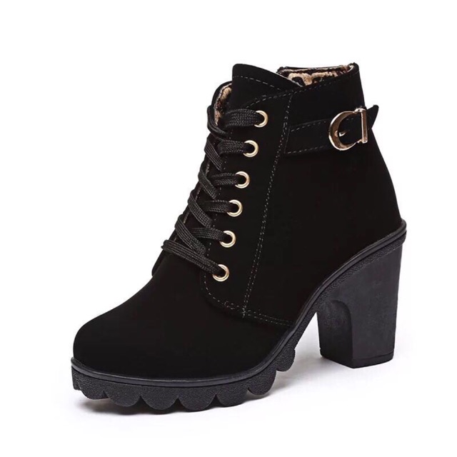 ST&SAT Korean dwarf boots fashion (add one size) | Shopee Philippines